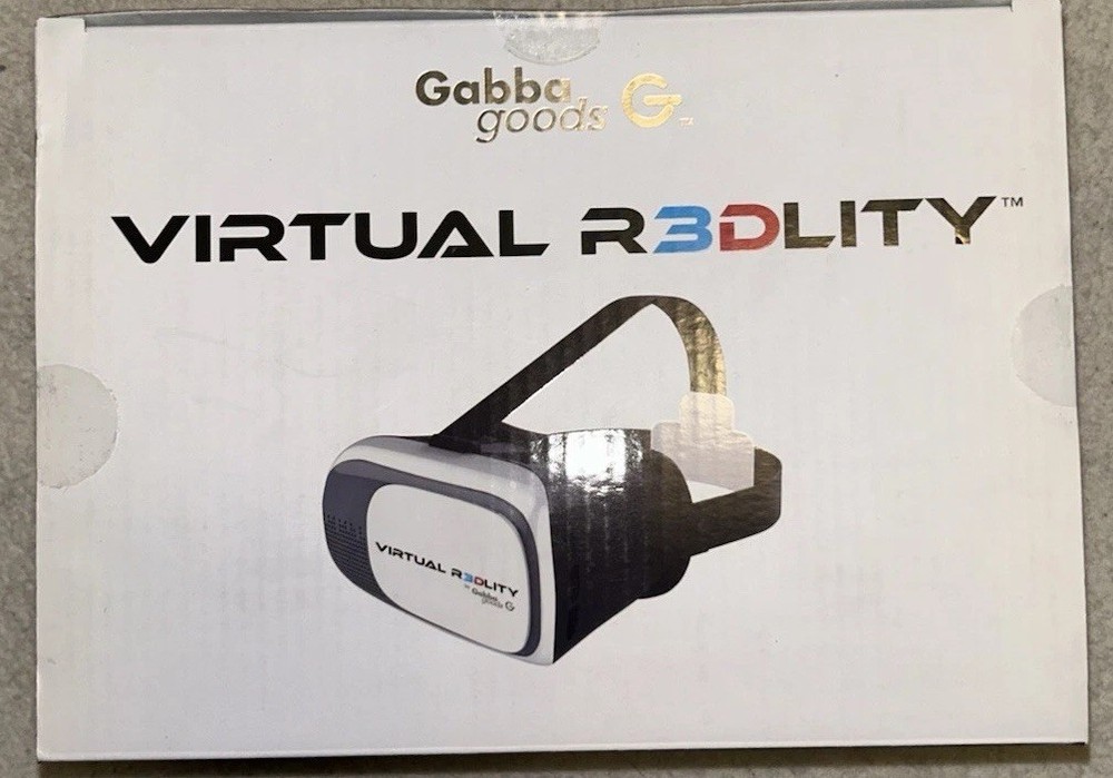Gabba Goods Virtual R3Dlity Headset 3D Reality Goggles