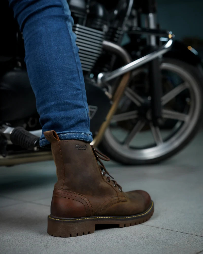 Trip Machine Boots Derby BTRW42 Rusty Wrangler Size 42