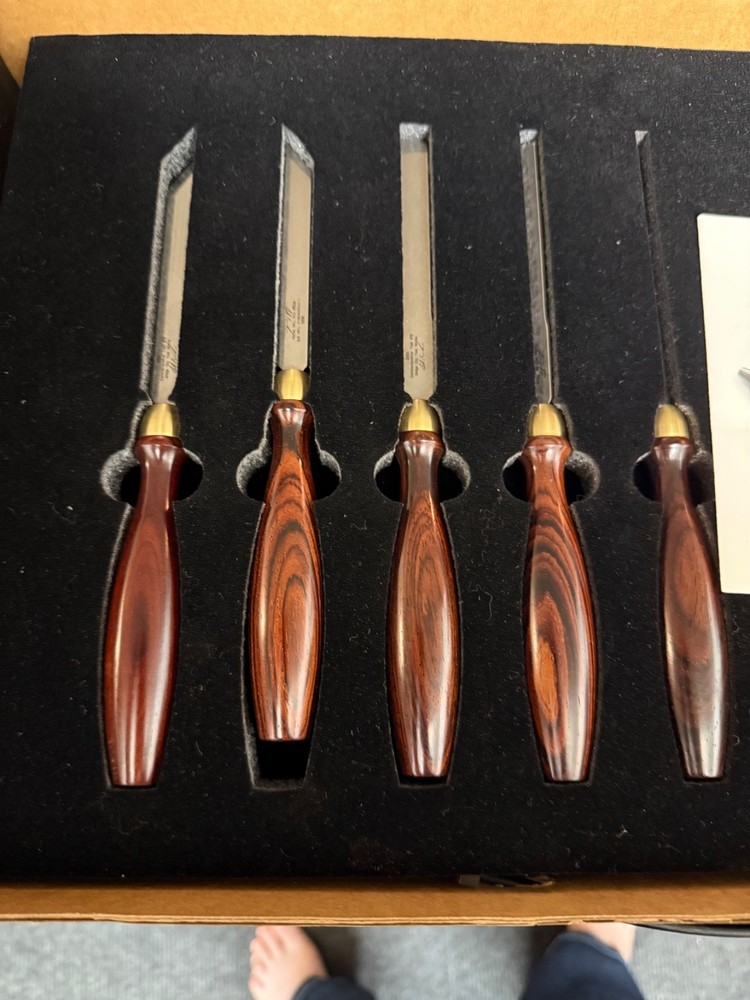 Bridge City Tool Works Commemorative Tool #13 - 8 piece Chisel Set, Box, Unused
