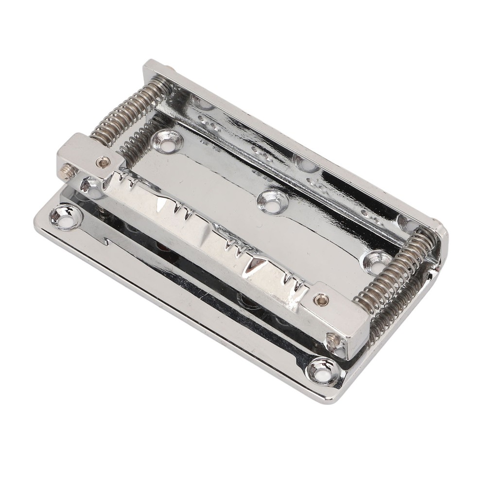 8 String Saddle Bridge Metal Glossy Finish Mandolin Bridge For Stringed