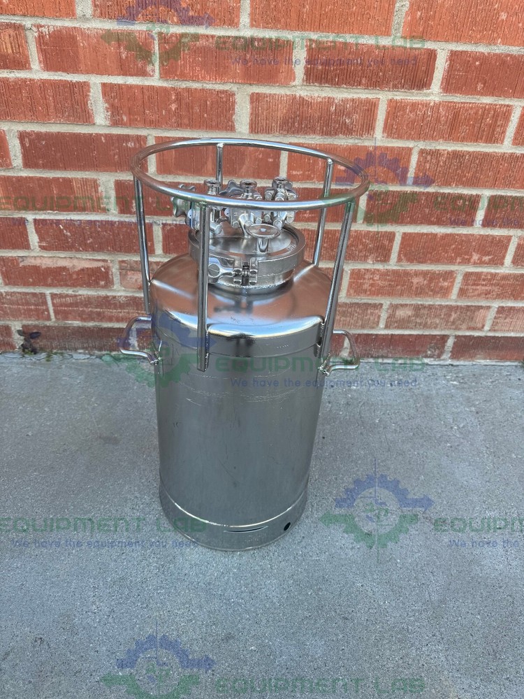 Alloy Products 10 Liter Stainless Steel Process / Pressure Vessel 40 PSI