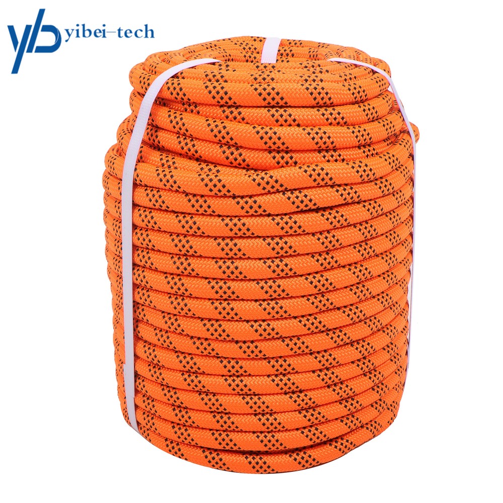 200FT Double Braid Polyester Rope Arborist Bull Tree Rigging Work Utility 1/2"