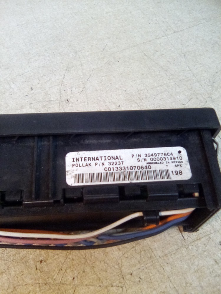 International Prostar 3549776C4 Dash Switch Panel