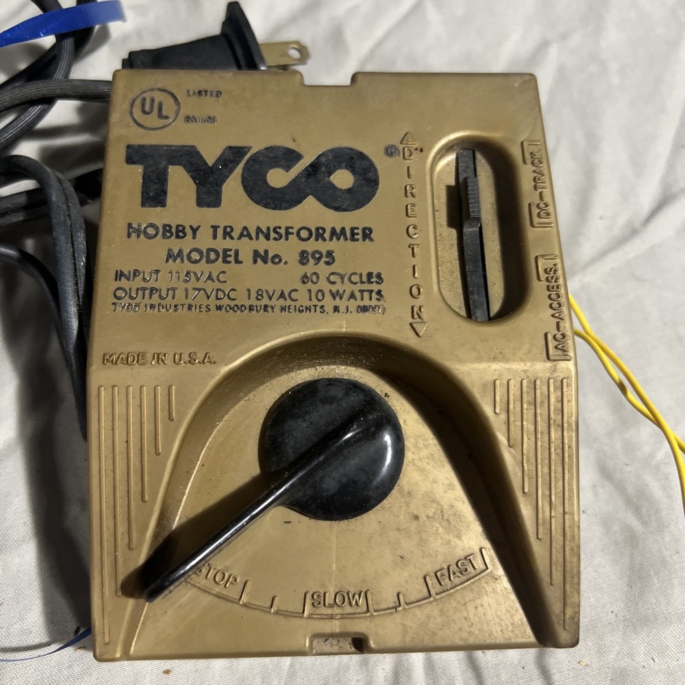 Vintage Tyco Transformers model 895 model train transformer
