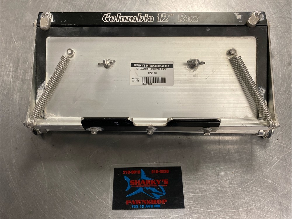 12” Columbia Flat Box Mud Box **NEEDS BLADE ASSEMBLY** (28485001)