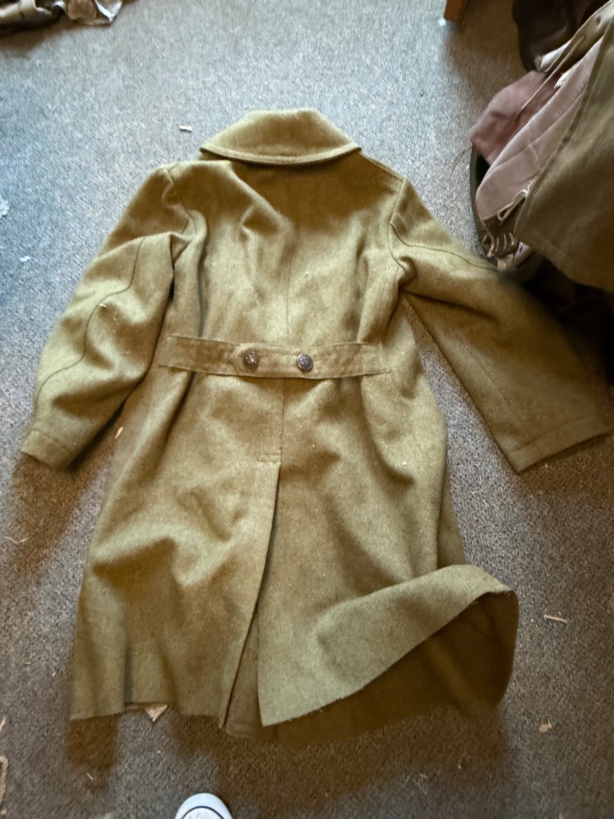 ORIGINAL WWI US ARMY WINTER M1917 GREATCOAT OVERCOAT- MEDIUM 40R