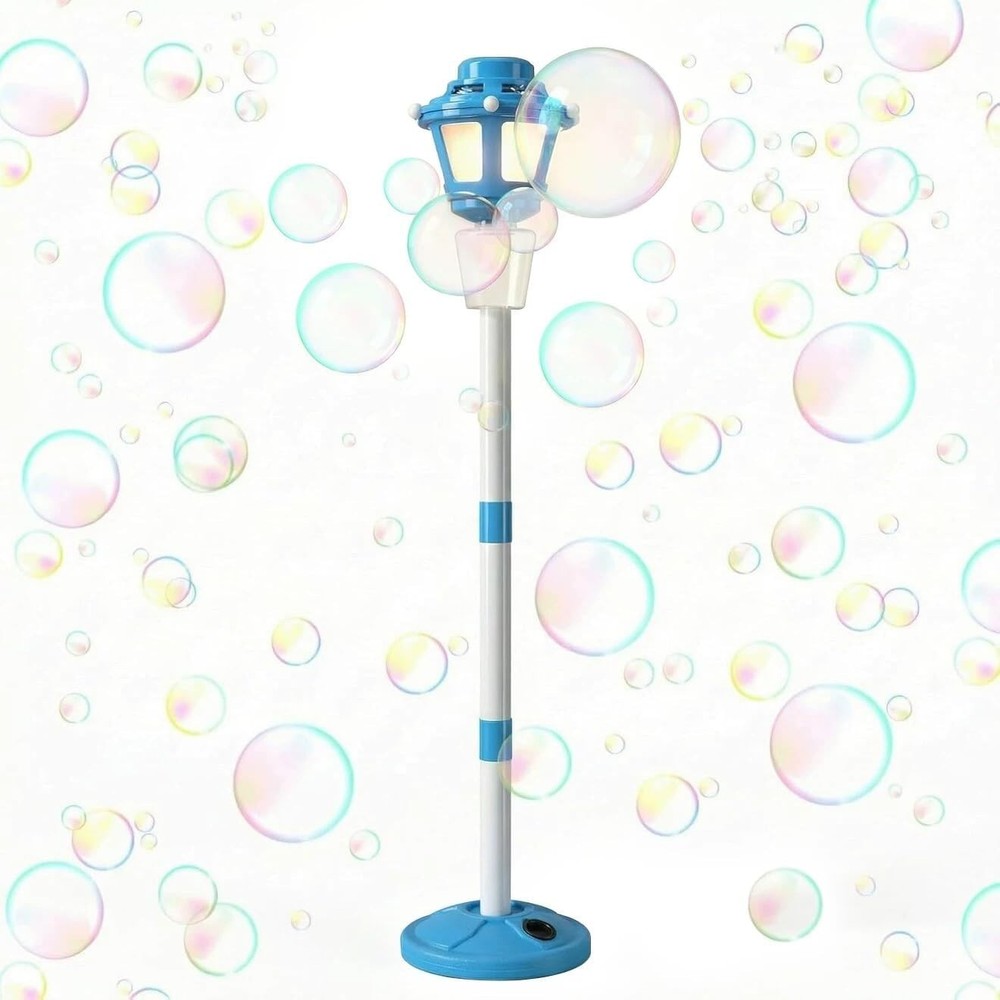 Bubble Stand Machine with Lights and Music,Automatic Bubble Blower Maker