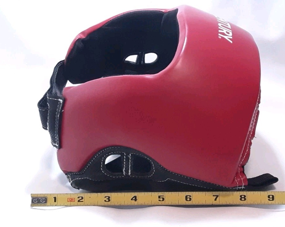 Century Brave Open-Faced Headgear Advanced Foam Core, (Red) Size S/M