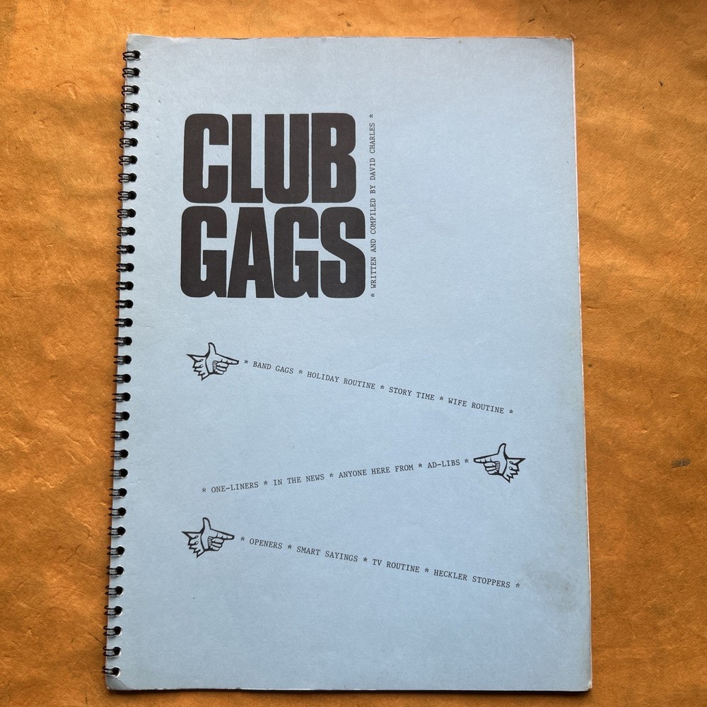 CLUB GAGS, David Charles, 1983, Great Condition