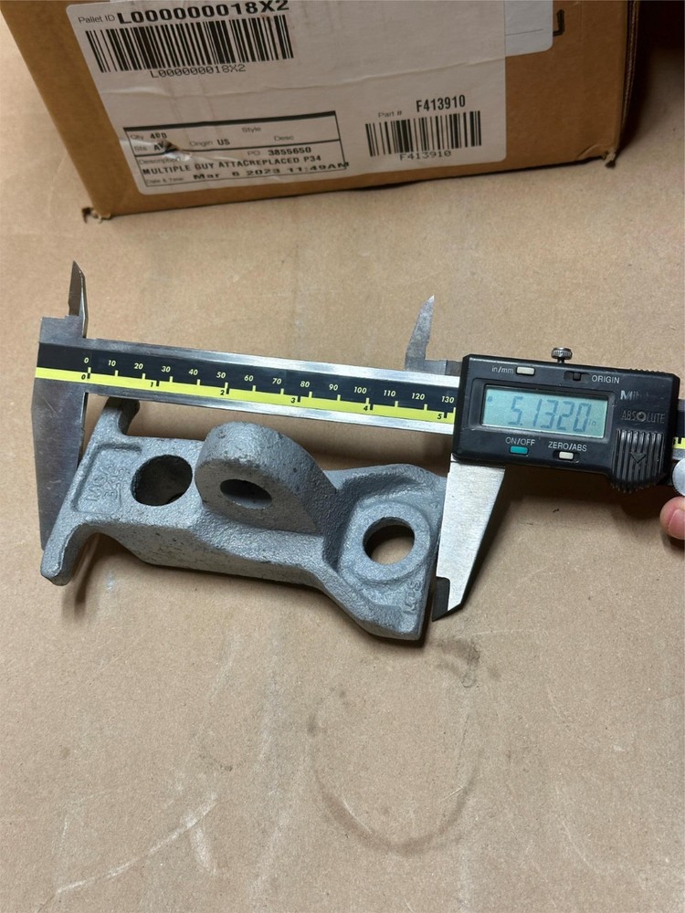 25x Pack MacLean Multiple Combination Type Guy Attachment Hook MGA345 FA13910