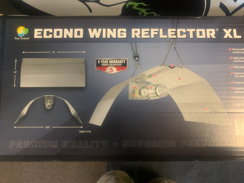 Econo Wing Reflector XL SE Reflector - Single Ended HID Bulbs