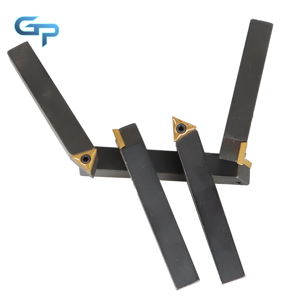 5Pack 3/8" Carbide Indexable Turning Tool Lathe Tool Bit With Carbide Inserts