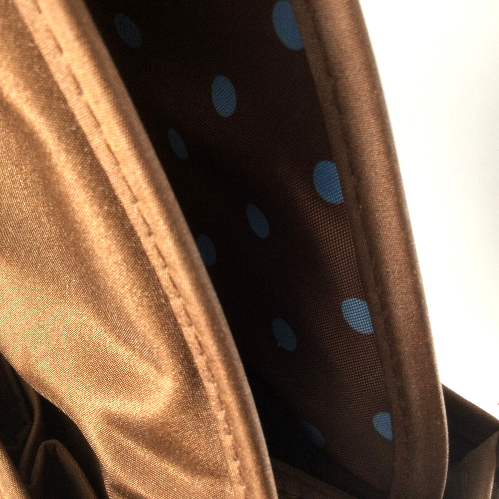 Tools Organizer Caring Bag with Dividers Canvas Blue Brown