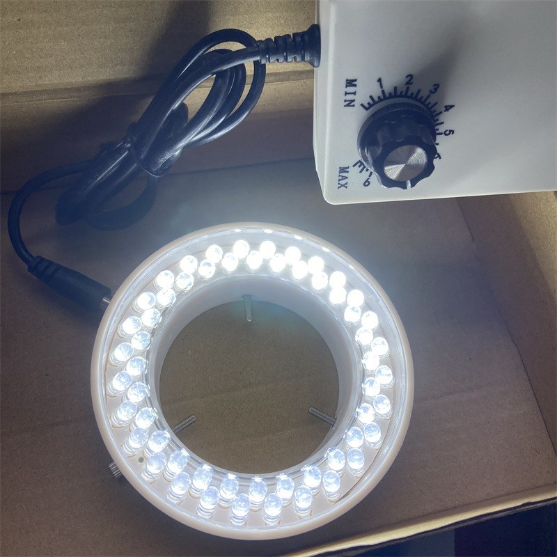 Inner Diameter 60mm 56 LED Light Microscope Ring Lamp Microscope Light Source