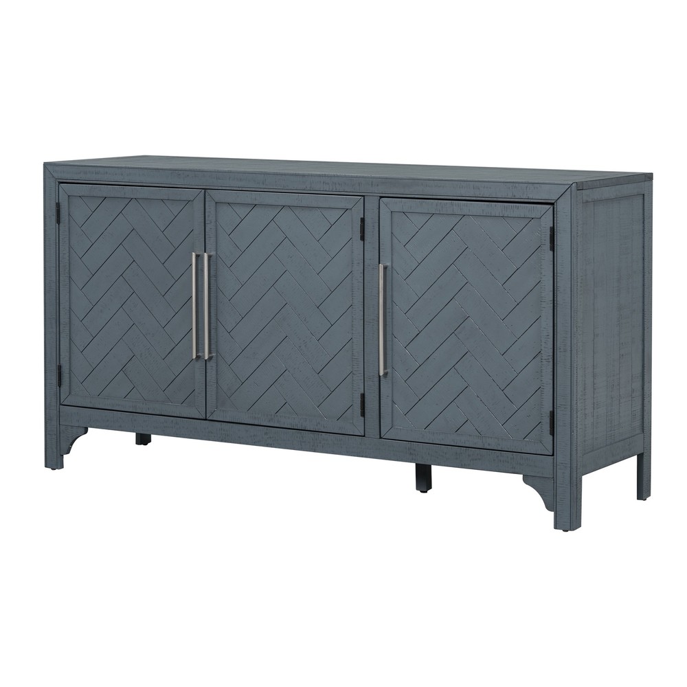 U_Style Designed Storage Cabinet Sideboard with MDF+Pine veneer , Adjustable S