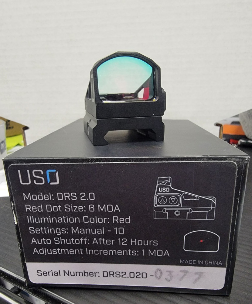 U.S. Optics DRS 2.0 Red Dot Sight - 6 MOA
