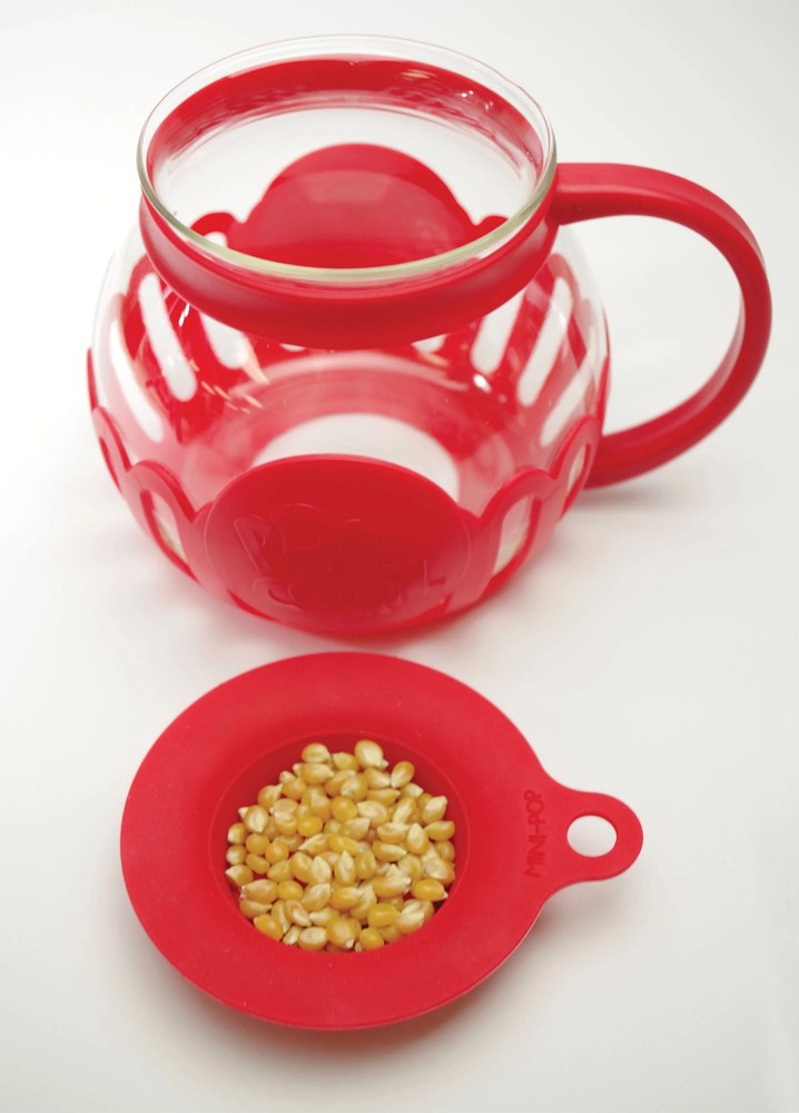 Tasty Microwave Popcorn Maker 1.5 Qt Red