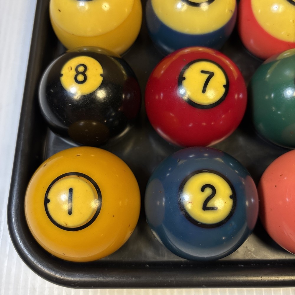 Vintage Brunswick Centennial Billiard Pool Balls Complete Set - No Box