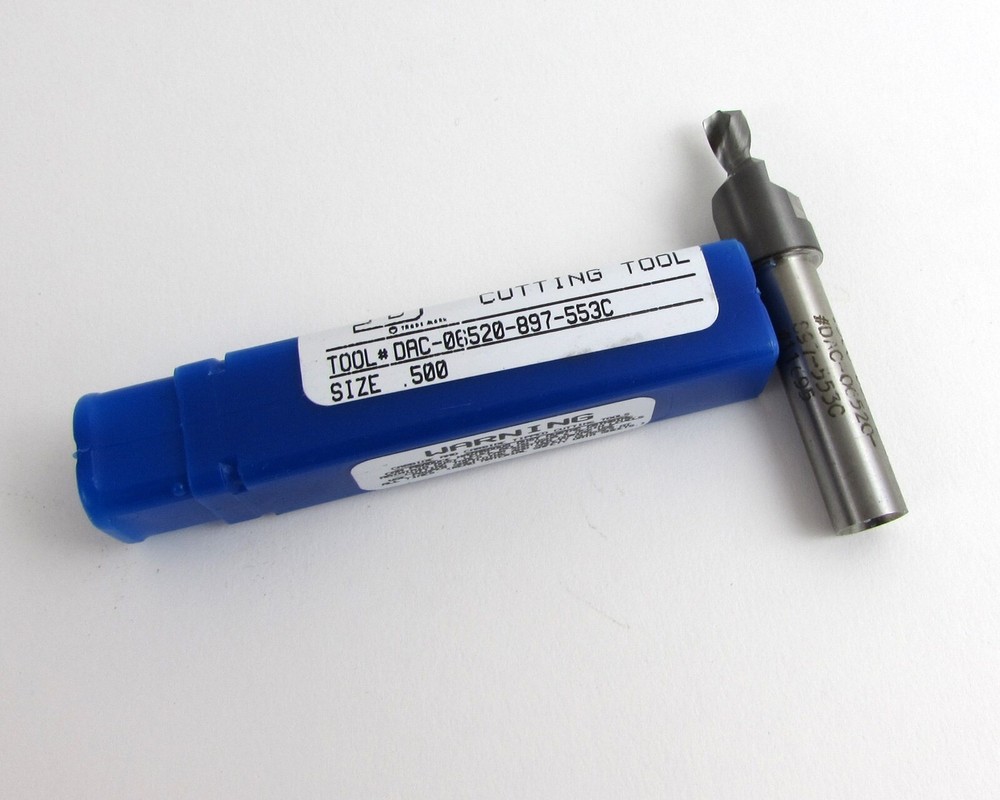 Durapoint DAC-06520-897-553C Countersink Solid Carbide Cutting Tool .500" =NOS=
