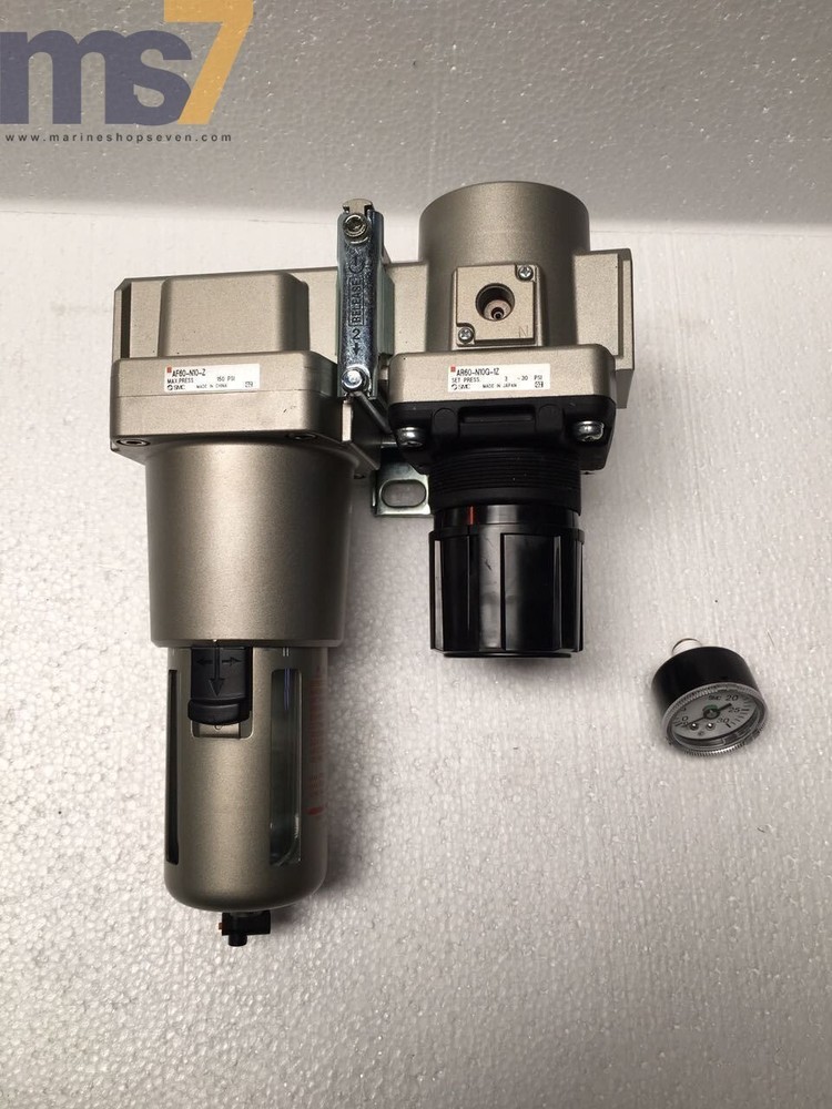 SMC AC60B-N10G-1Z FILTER AND REGULATOR #NEW