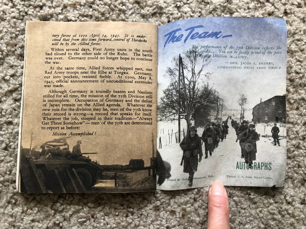 World War II group of material