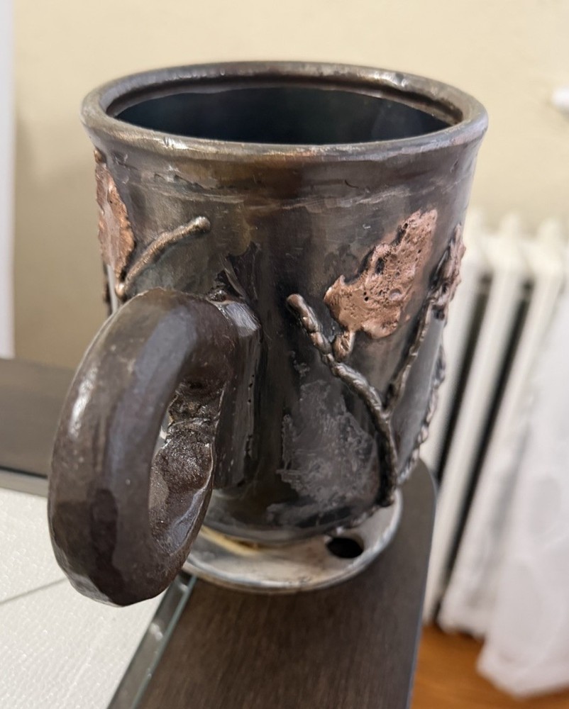 Decorative Metal Pot Cast Iron embossed design