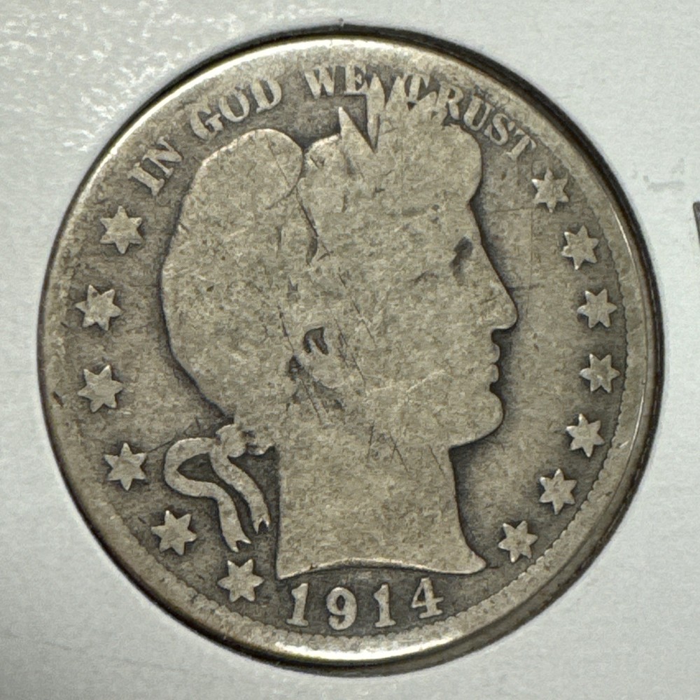 1914 Barber Half Dollar