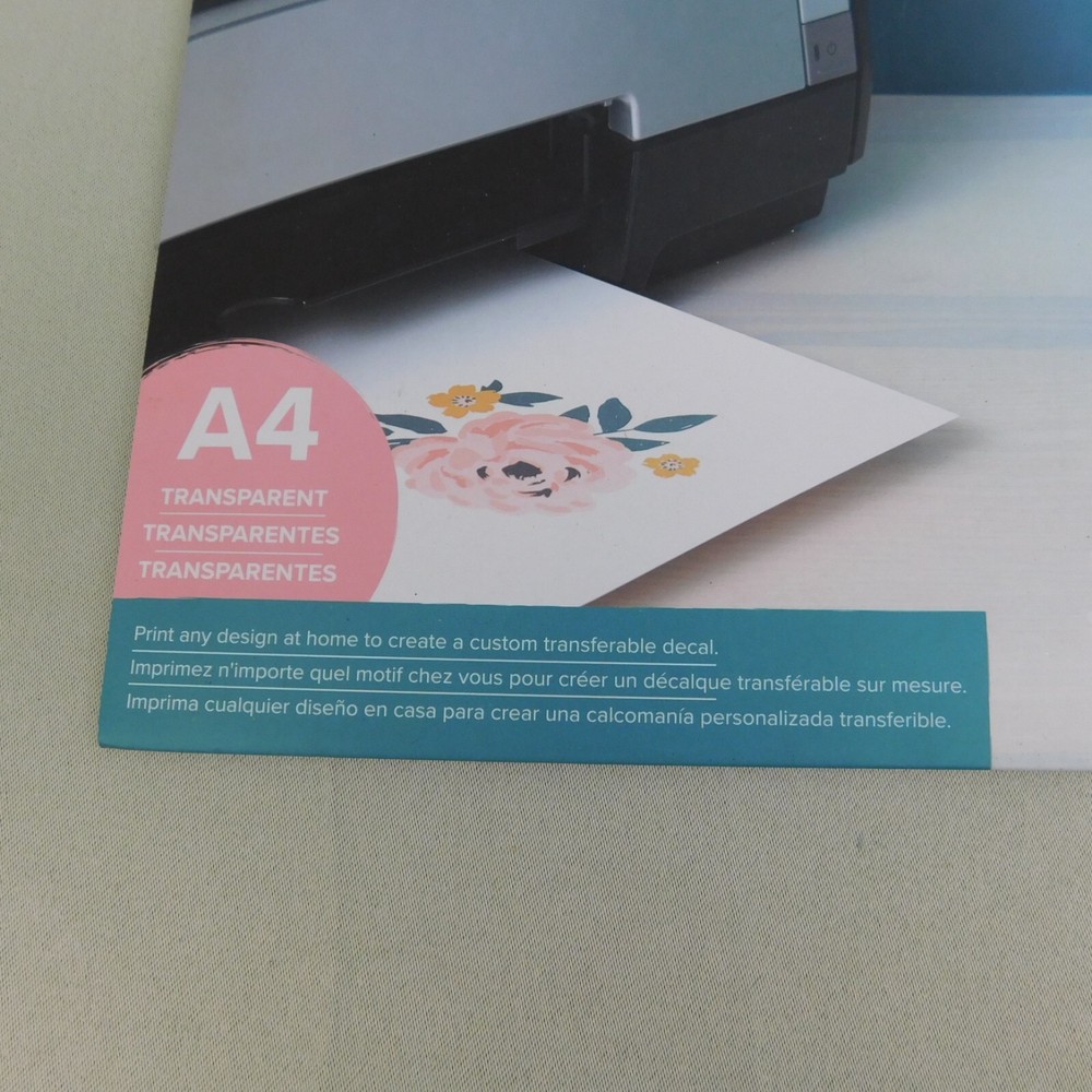 We R Memory Keepers Spin It Waterslide Paper A4 Transparent 4 Pages #2575