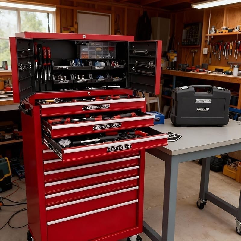 Magnetic Toolbox Labels 12 Pack 3D Printed Reusable Organizer Tags For Tool Boxe