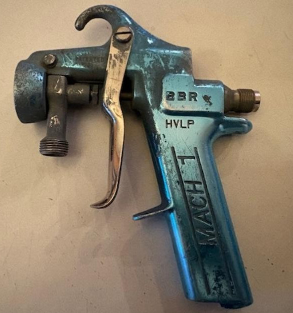 Binks Mach 1 HVLP BBR Pressure Paint Spray Gun Used
