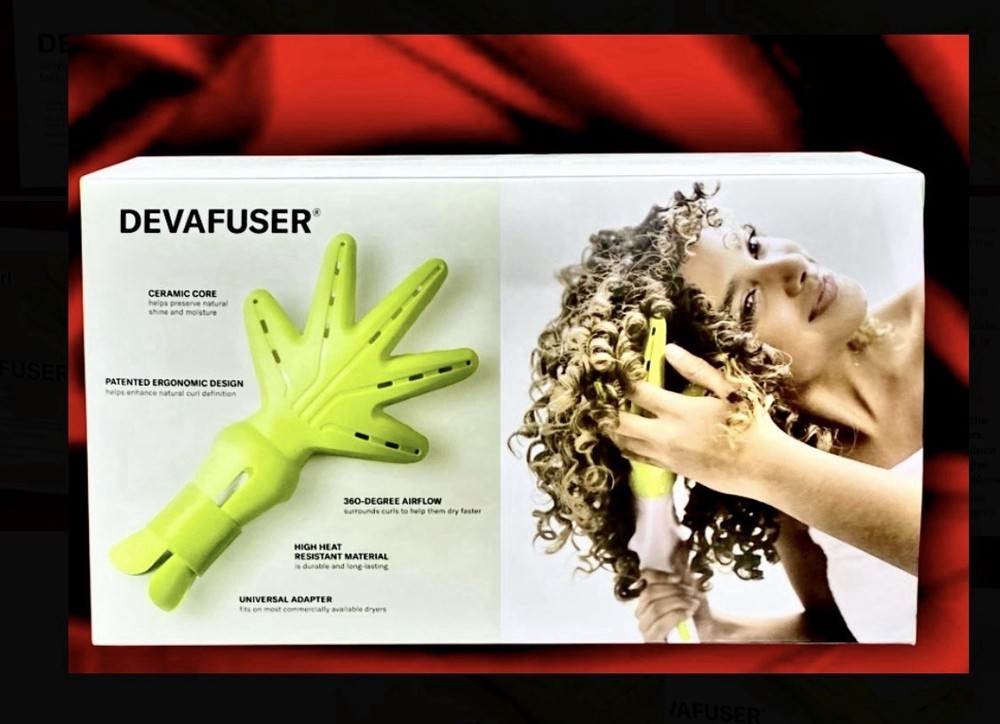 2 PACK DevaCurl DevaFuser Attachment Universal Curly Hair Dryer Diffuser
