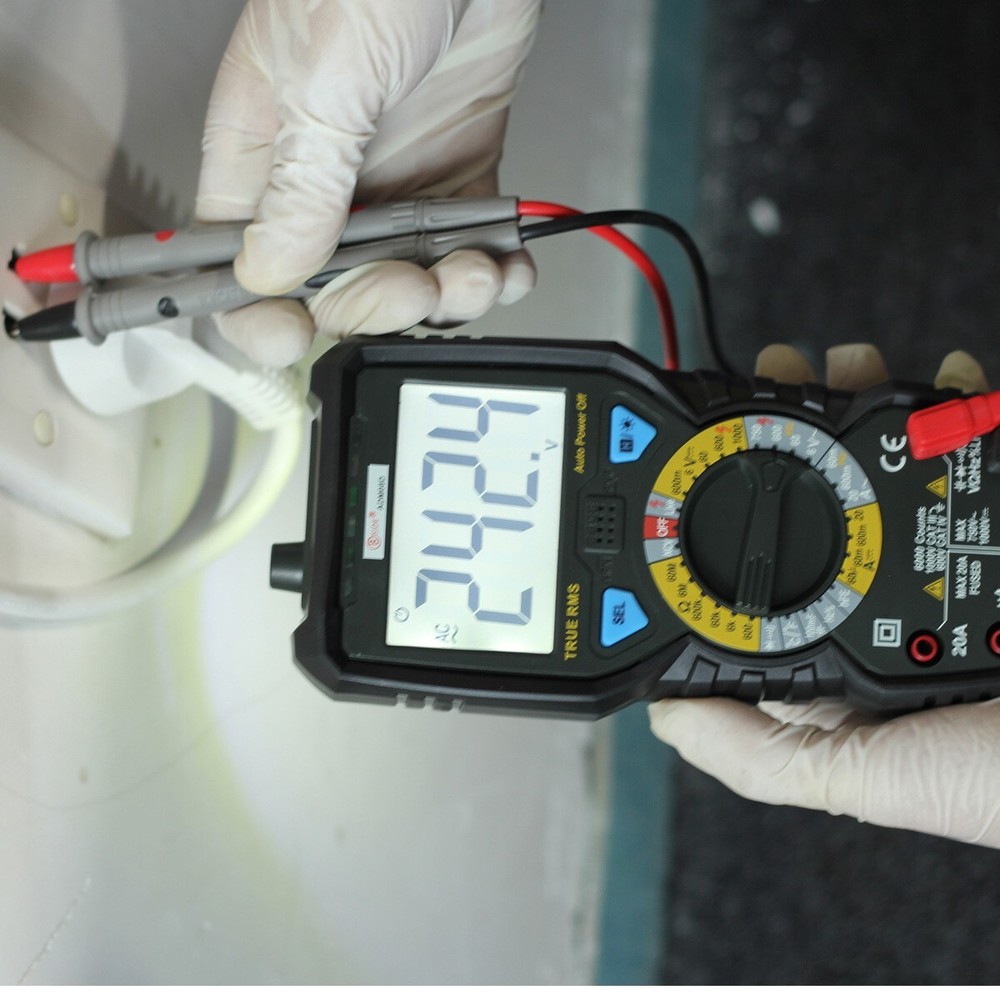 BSIDE ADM08D Multimeter LCD Screen Multi Functional With Test Lead USA