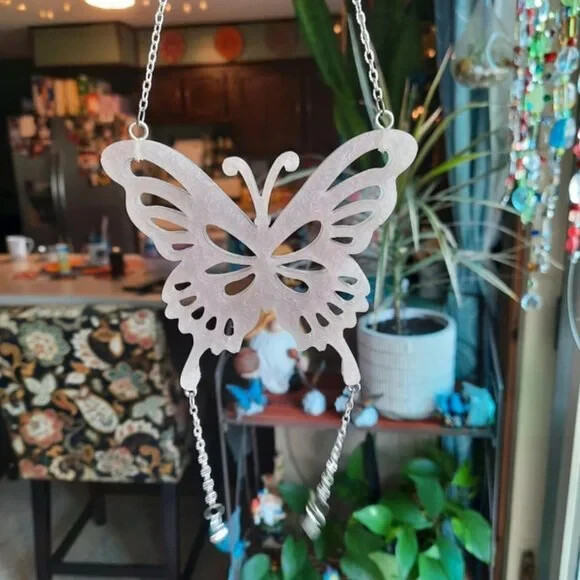 Handmade Resin Butterfly Hanging Boho Decor