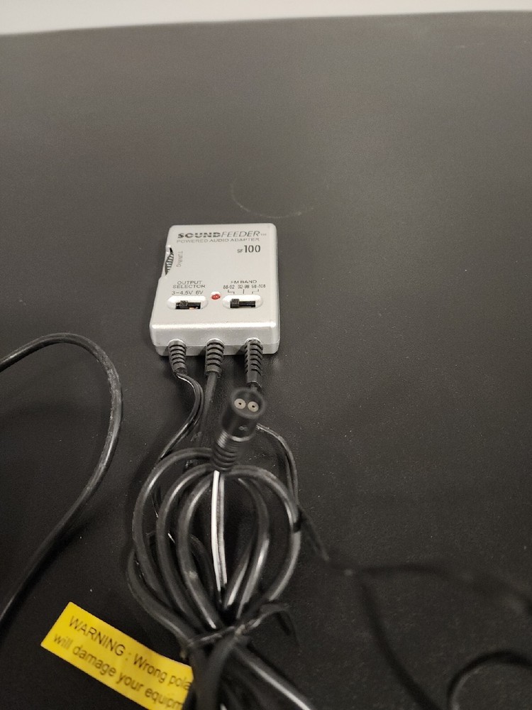 Arkon SF100 SoundFeeder Gray Wireless CD Player DC Powered Audio Adapter
