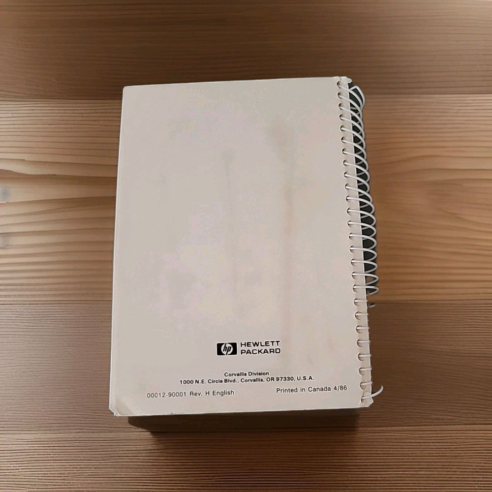 HP-12C Owner’s Handbook And Problem-Solving Guide Hewlett-Packard Calculator