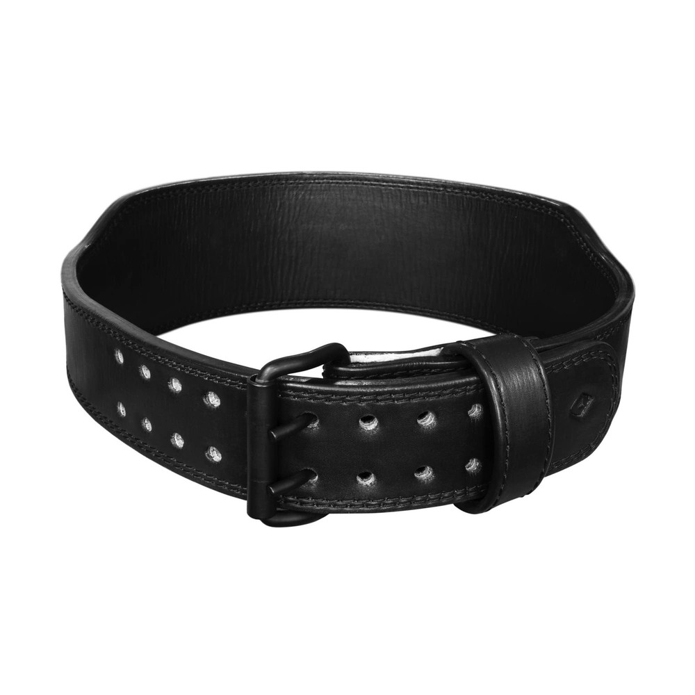 Leather Weightlifting Belt for Bodybuilding, Squatting, Lower Back Support & ...