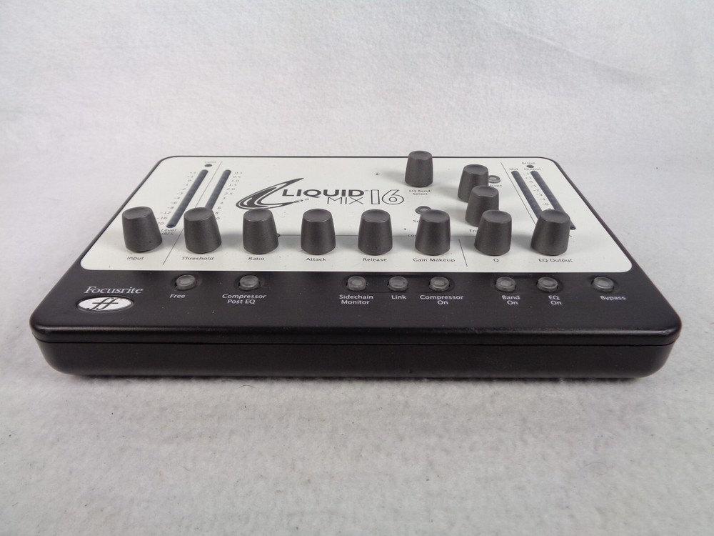 FocusRite Liquid Mix 16 Firewire Mixer EQ Emulation Compression Power Tested