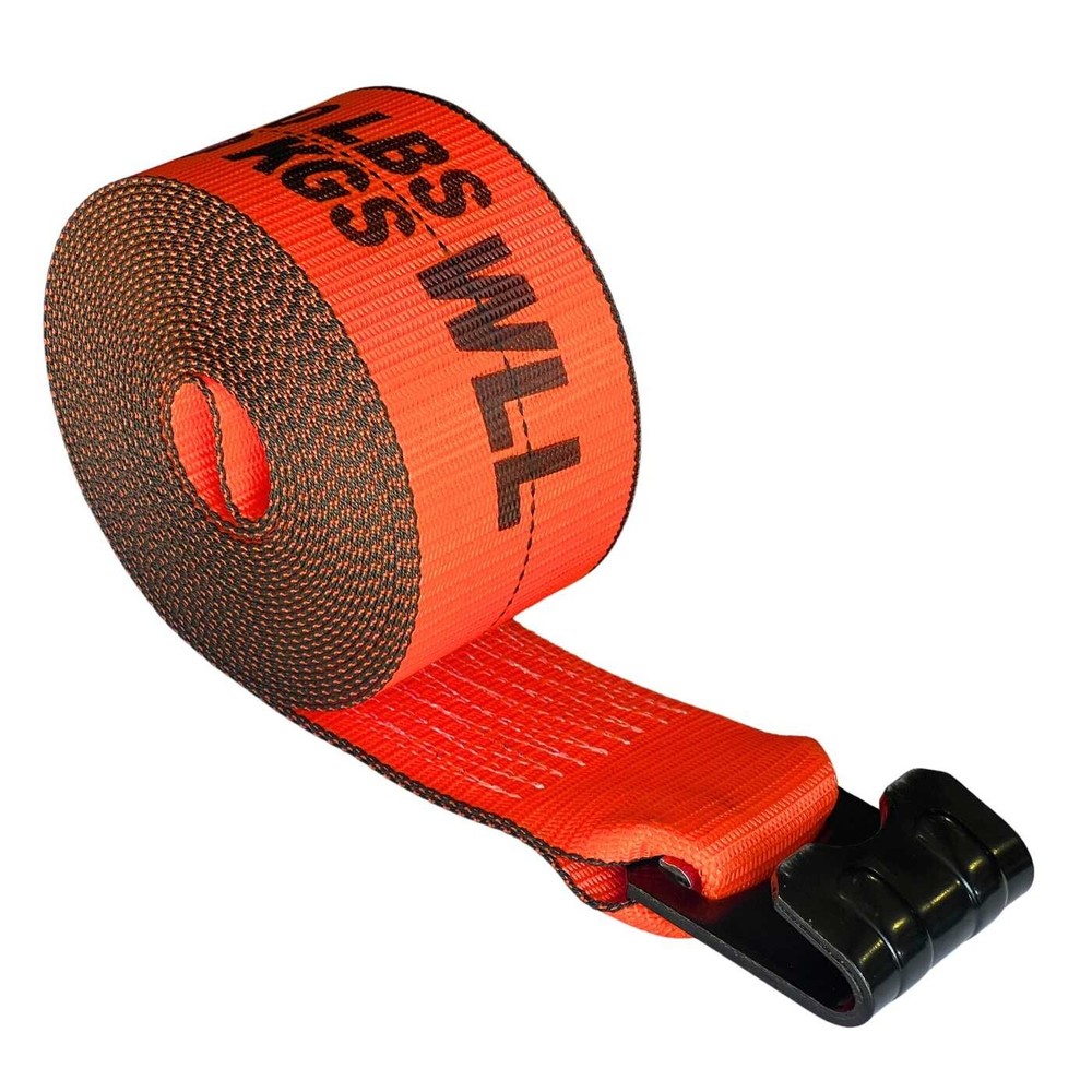 4" x 30' X-Treme Webbing Winch Strap w/Flat Hook