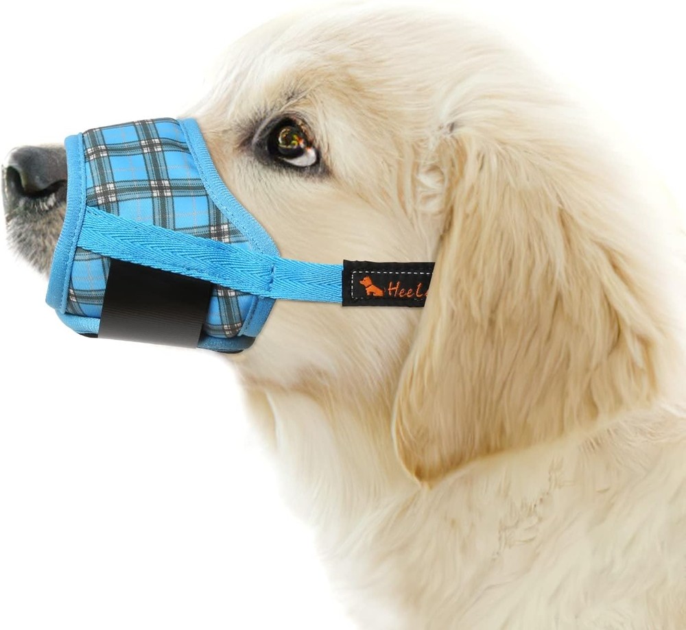Dog Muzzle,Soft Nylon Muzzle Anti Biting Barking Chewing,Air Mesh Breathable New