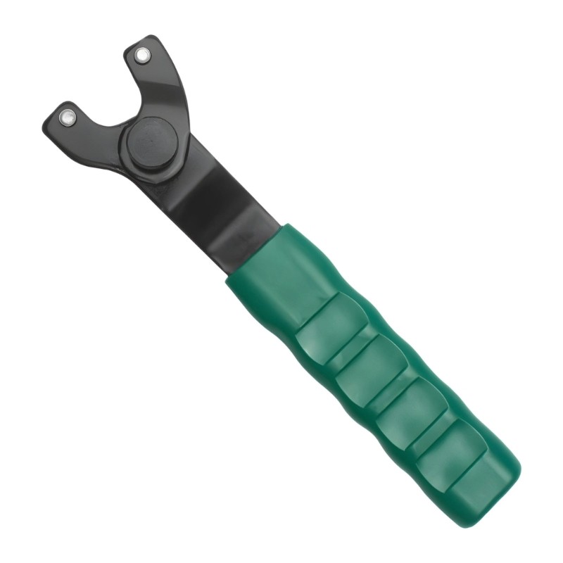 Multipurpose Angle Grinder Tool Featuring Rotating Nut And Slip Rubber Handle