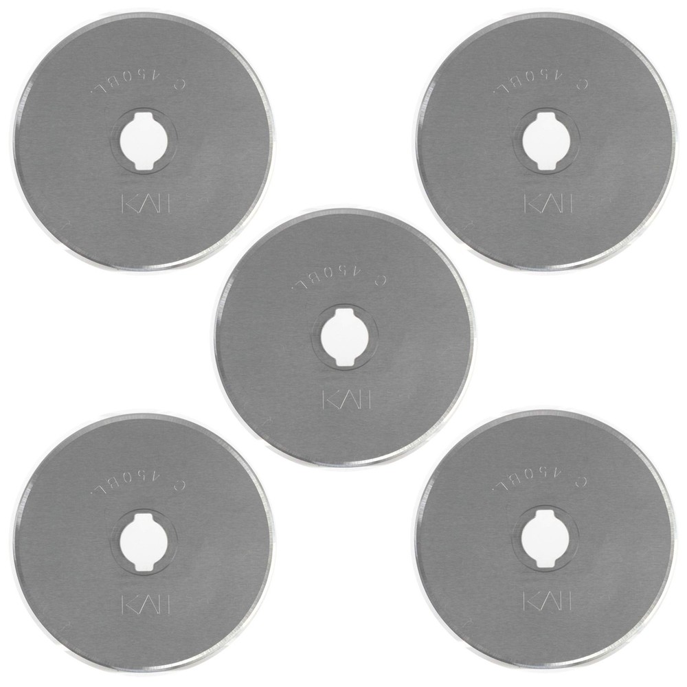 Dritz Omnigrid 45mm Rotary Blade Refill 5 Pack Silver