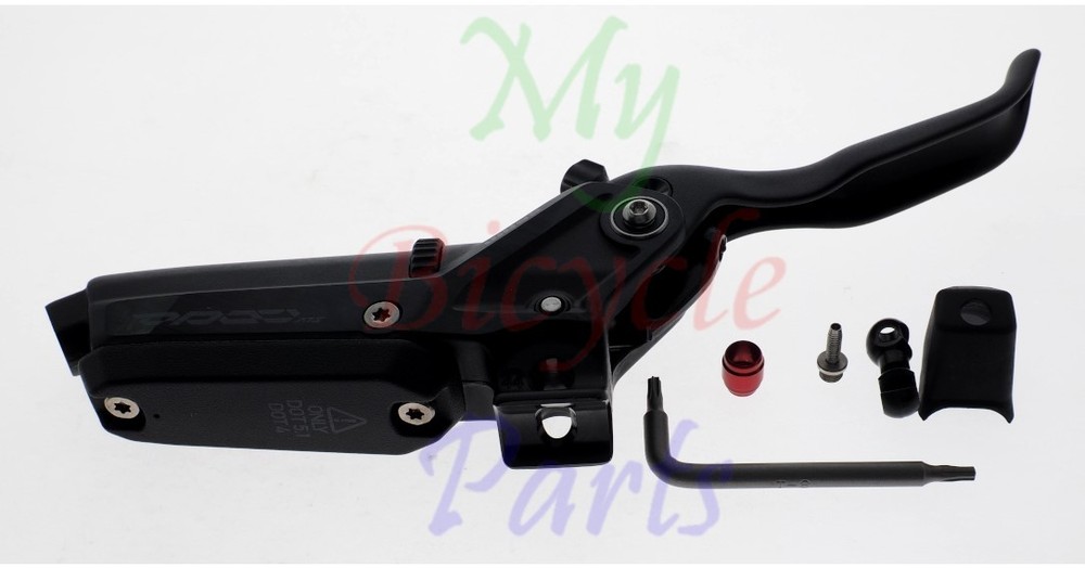 SRAM CODE SILVER STEALTH C1 Disc Brake Lever Assembly - Aluminum BLACK ANO, 1pc