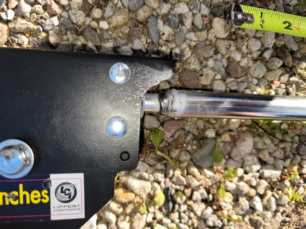 Lippert Replacement Winch and Crank Extension for RV Spare Tire Carrier 44"