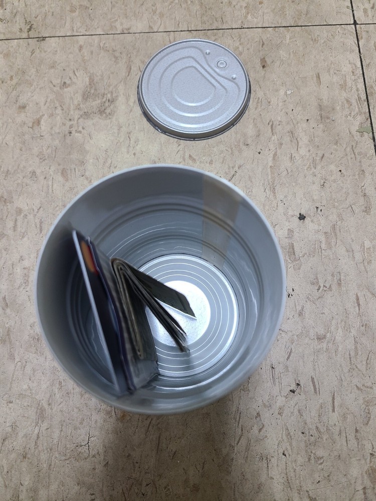 Refried Black Beans Diversion Stash Safe Can