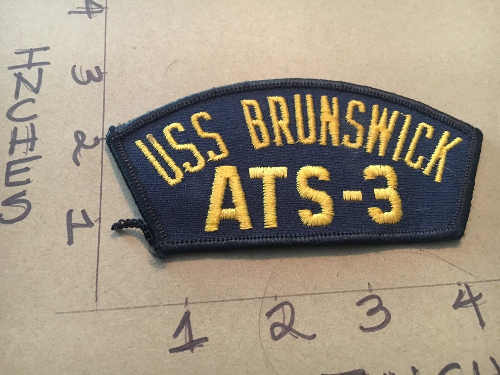 US Navy USS Brunswick ATS-3 Hat Patch 5/20/25