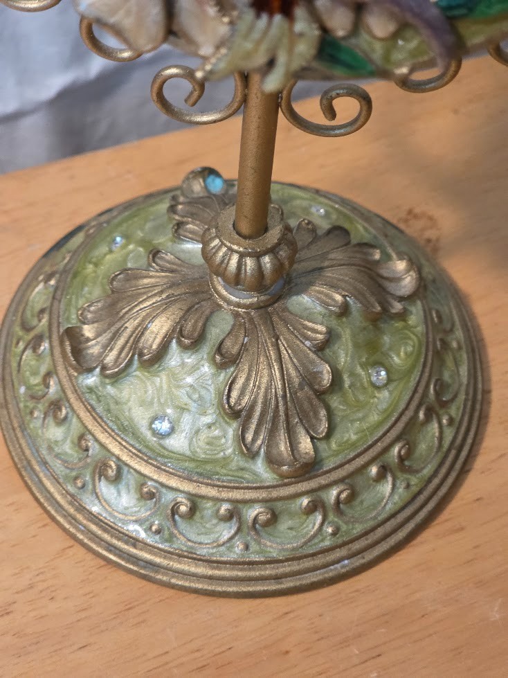 Vintage Ornate Oval Vanity Mirror