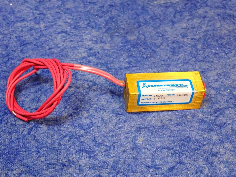 Thomas Products Flow Switch Model 1900 Part# 18325