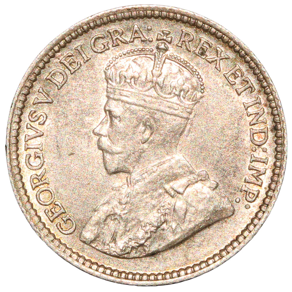 1912 Canada George V 5 Cents Coin – Silver