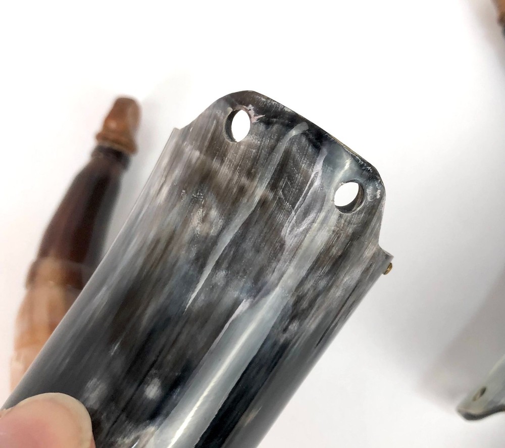 Small Colonial Priming Horn - Mottled
