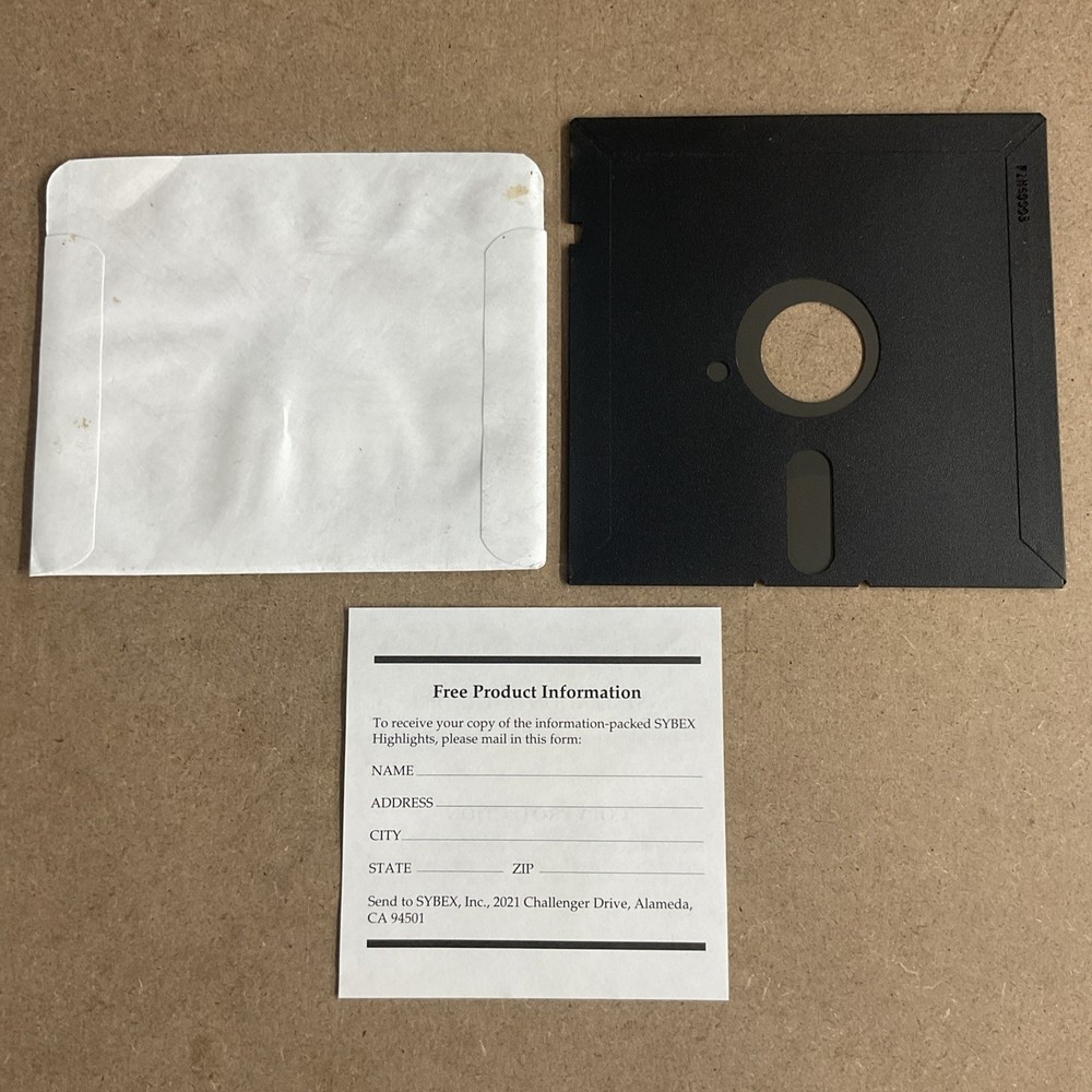 Sybex Harvard Graphics For Windows MasterClips Symbols Disk 1992